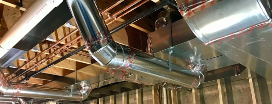 new Duct installation