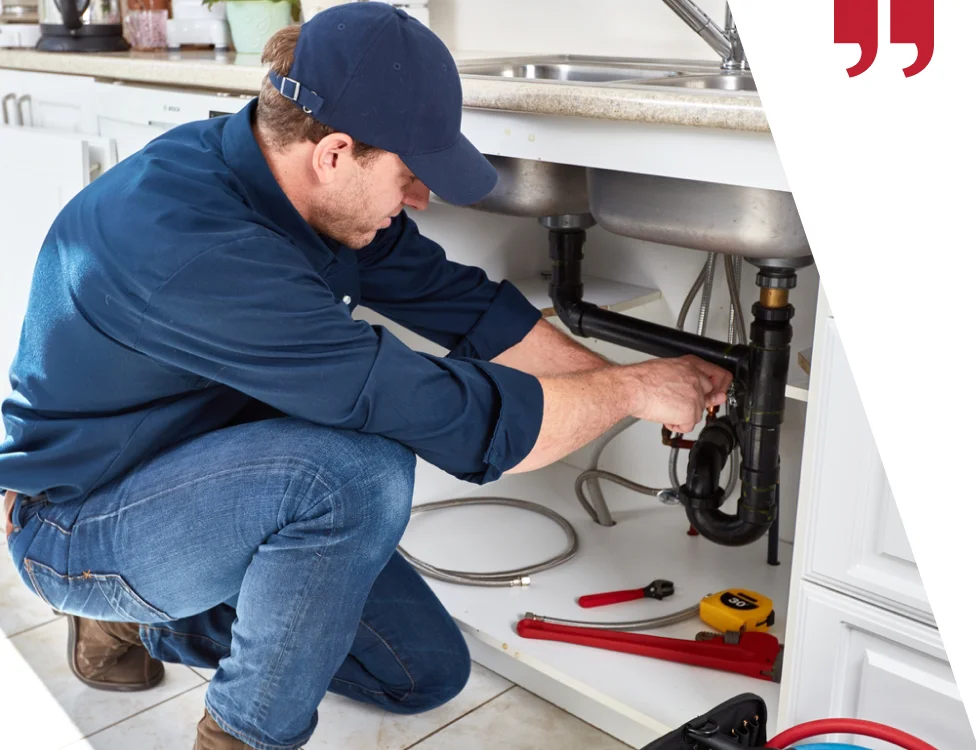 Kitchen sink plumbing work